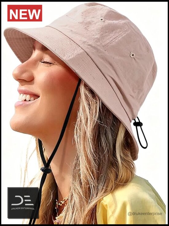 Water-Resistant Bucket Hat UPF 50+ Boonie Sun Hat Foldable Fishing Safari Hats main image 5